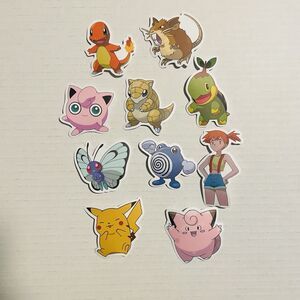 50 Pcs Pokemon Sticker Decals Great Giveaway Items For Streaming Shows